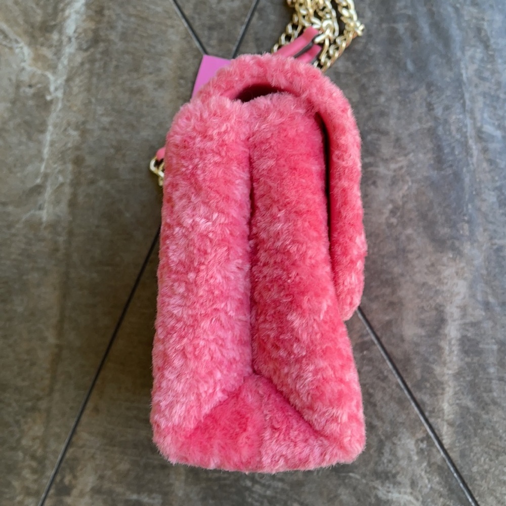 Kate Spade Natalia Foux Fur small flap crossbody - Picture 2 of 16